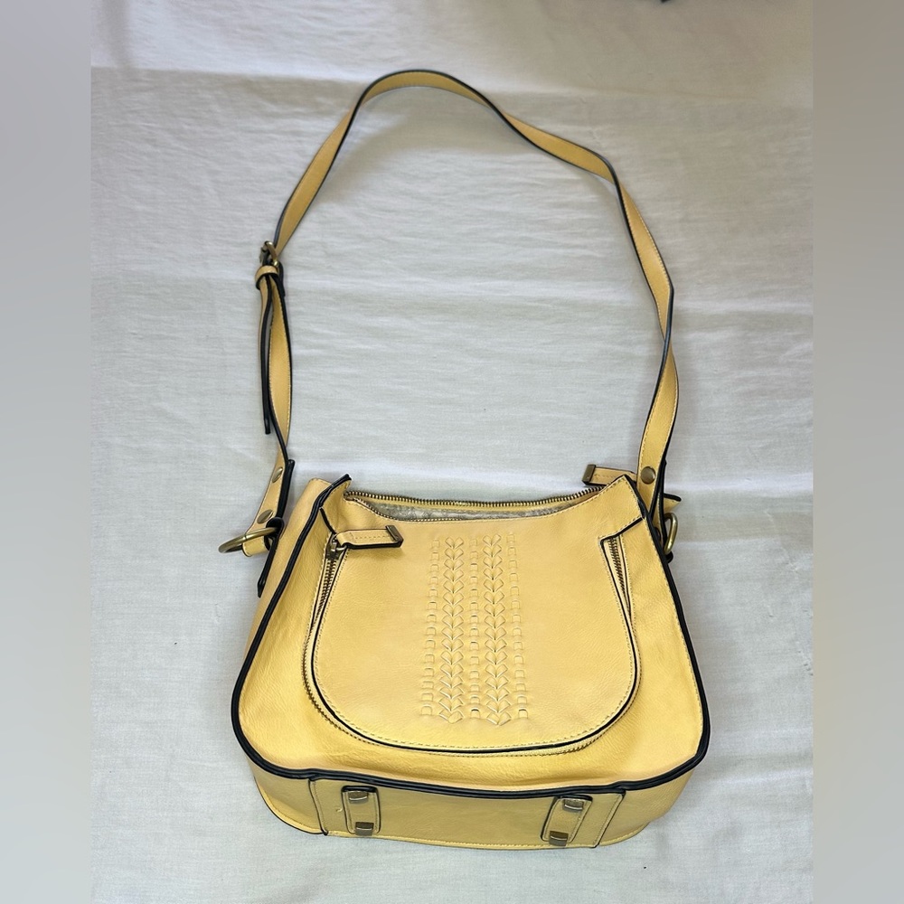 Simply Noelle yellow crossbody bag
